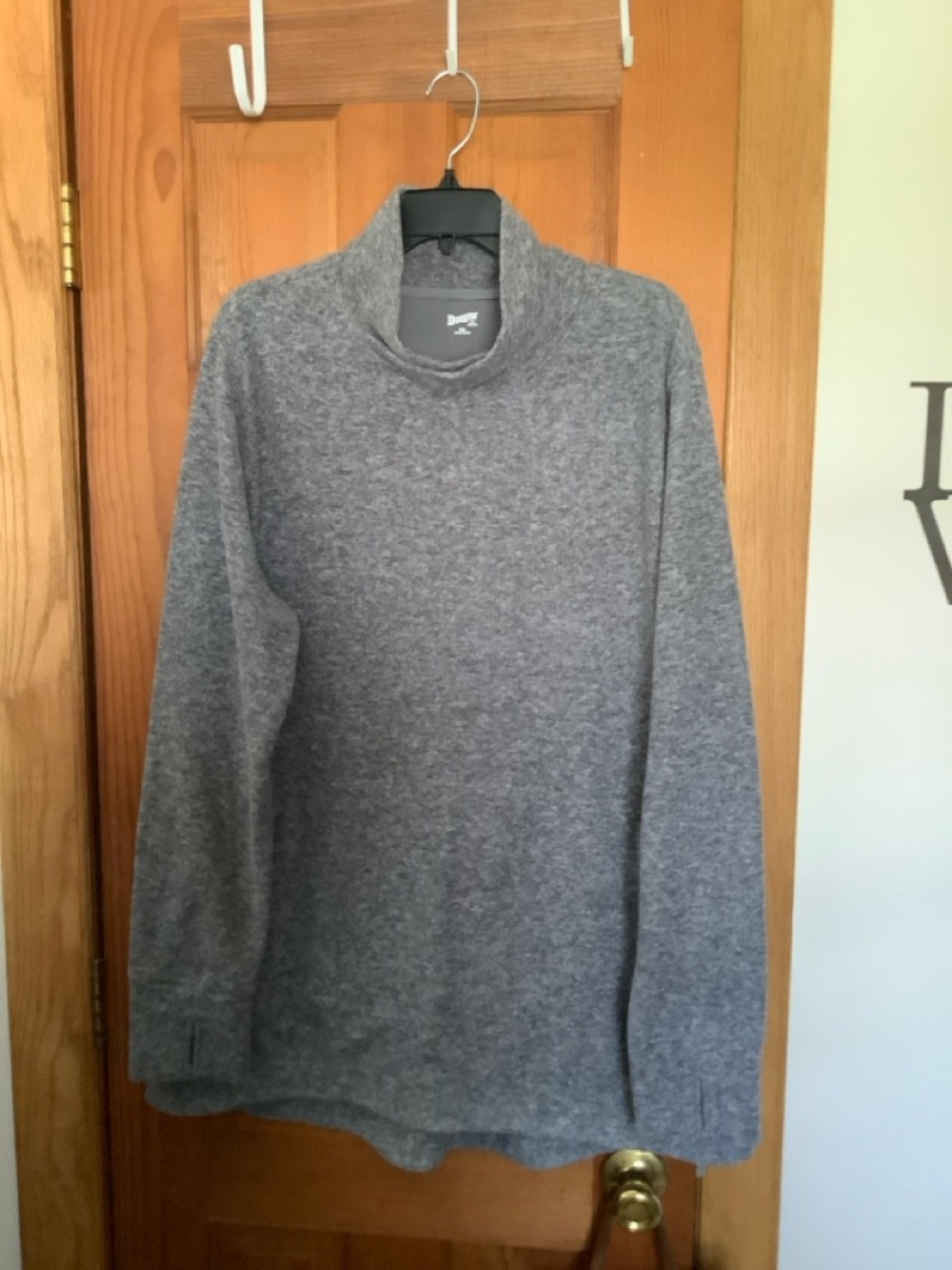 Duluth Trading mock neck fleece tunic